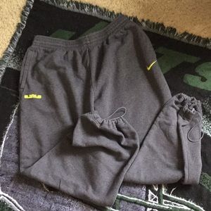 Nike Lebron Gray Sweatpants XXL